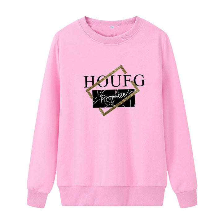 Women's casual sweatshirt with modern graphic print Chic & Stil