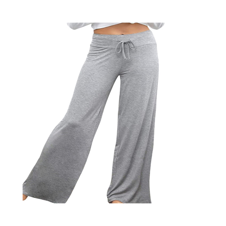 Loose leisure trousers for women with elastic waistband and adjustable drawstring Lune London
