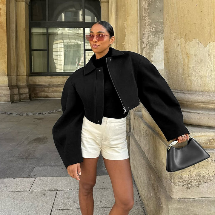 Oversized urban jacket for women with voluminous sleeves Lune London