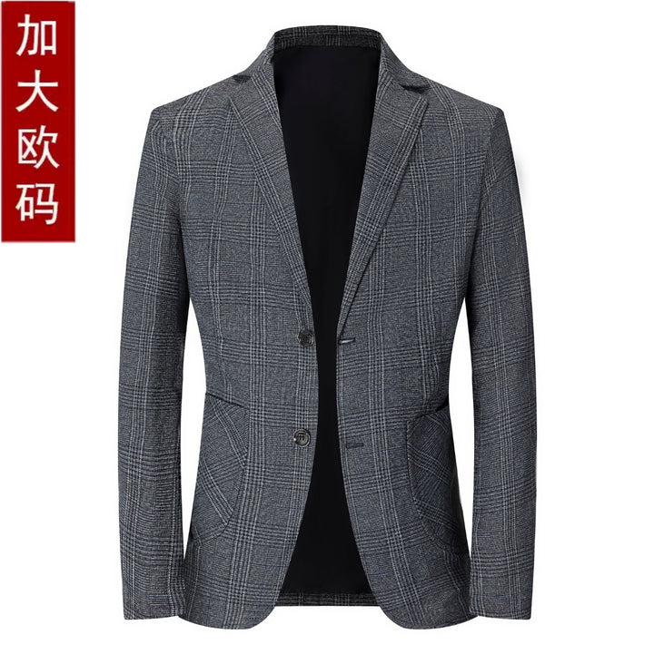 Trendy slim-fit checkered blazer for men Lune London