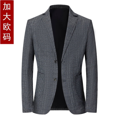 Trendy slim-fit checkered blazer for men Lune London