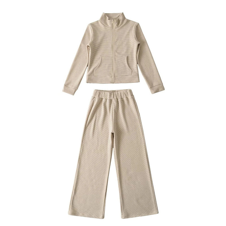Leisure set for women with high collar and wide pants Lune London