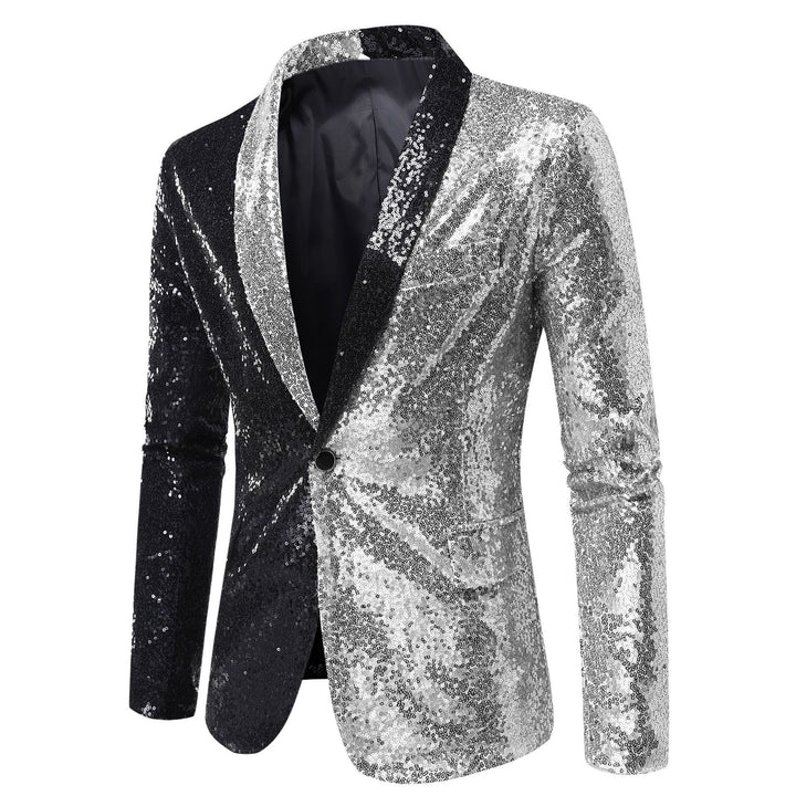Shimmering jacket for men with modern cut and sparkling accents Lune London