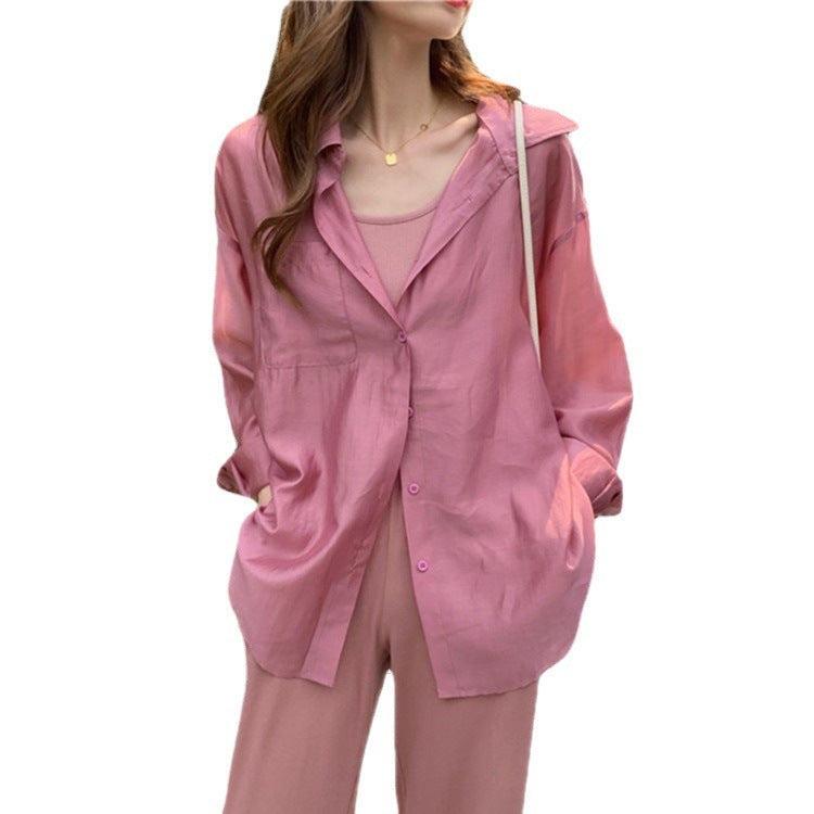Blouse transparente pour femmes avec coupe moderne et coupe décontractée Chic & Stil