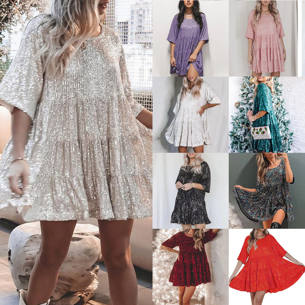 Sparkling party dress for women Lune London