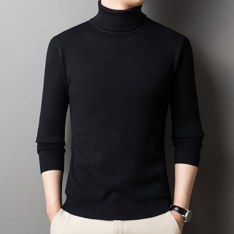 Men's Fitted Turtleneck Sweater Lune London
