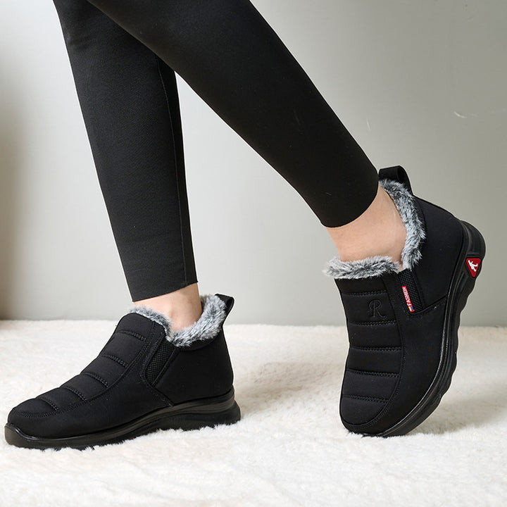 Femmes Bottes d'hiver chaudes et doublées Lune London