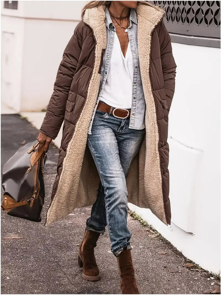 Long padded jacket for women Lune London