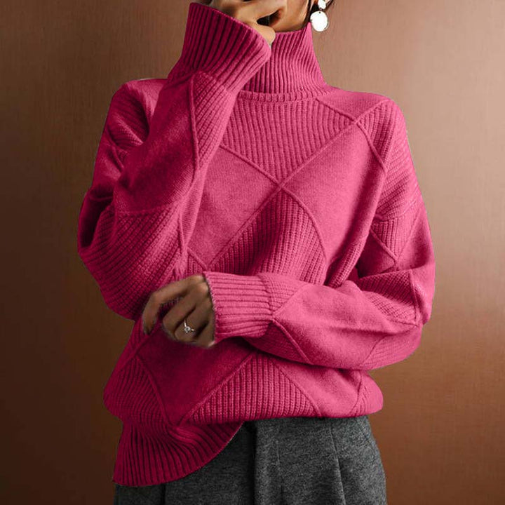 Lune London | Solid Color Classic Knit Sweater for Women
