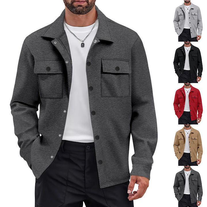 Trendy shirt jacket for men with practical pockets and innovative comfort Lune London