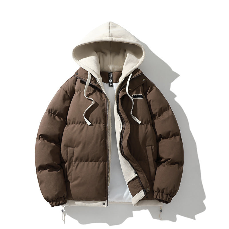Warm padded jacket for women with removable hood and wind protection Lune London