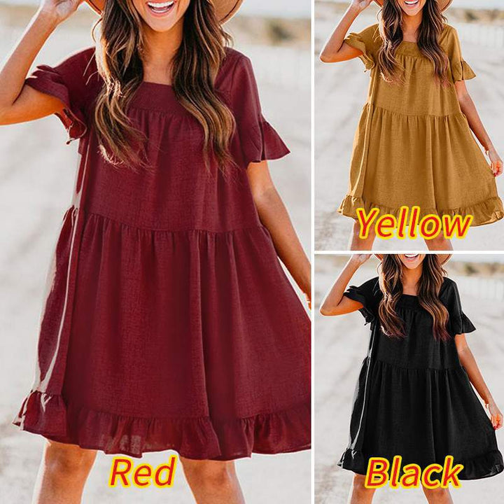 Lune London tiered ruffle dress for women
