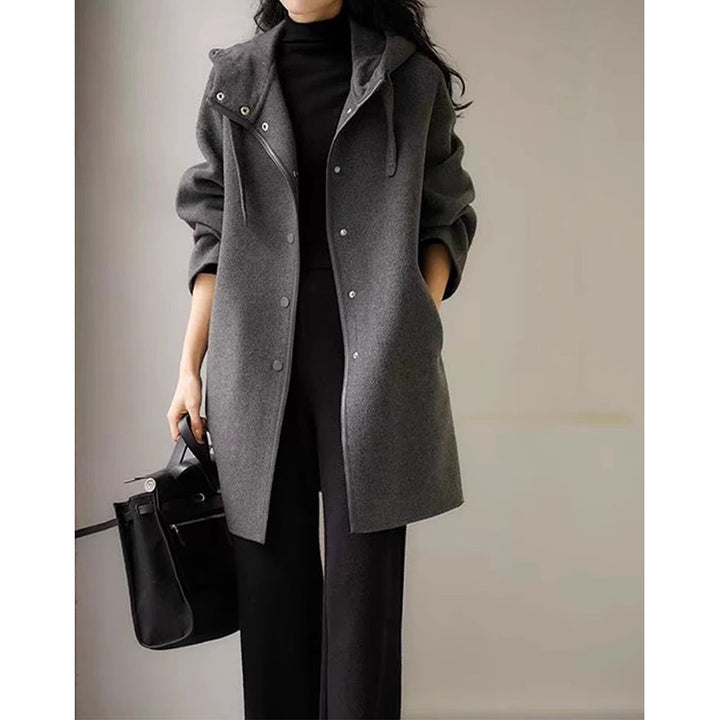 Comfortable hooded coat for women Lune London