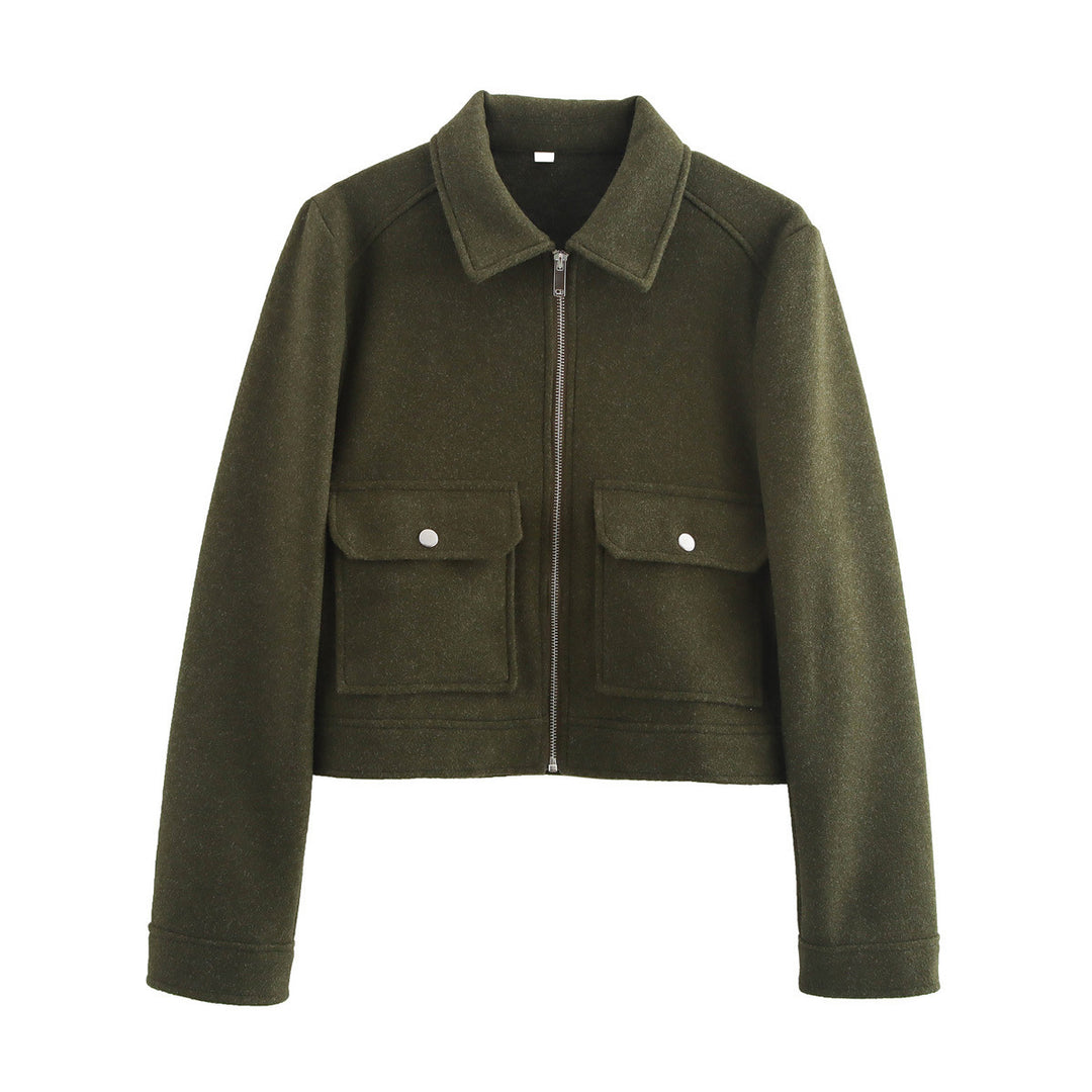Veste courte pour femmes avec une coupe décontractée et des poches pratiques Chic & Stil