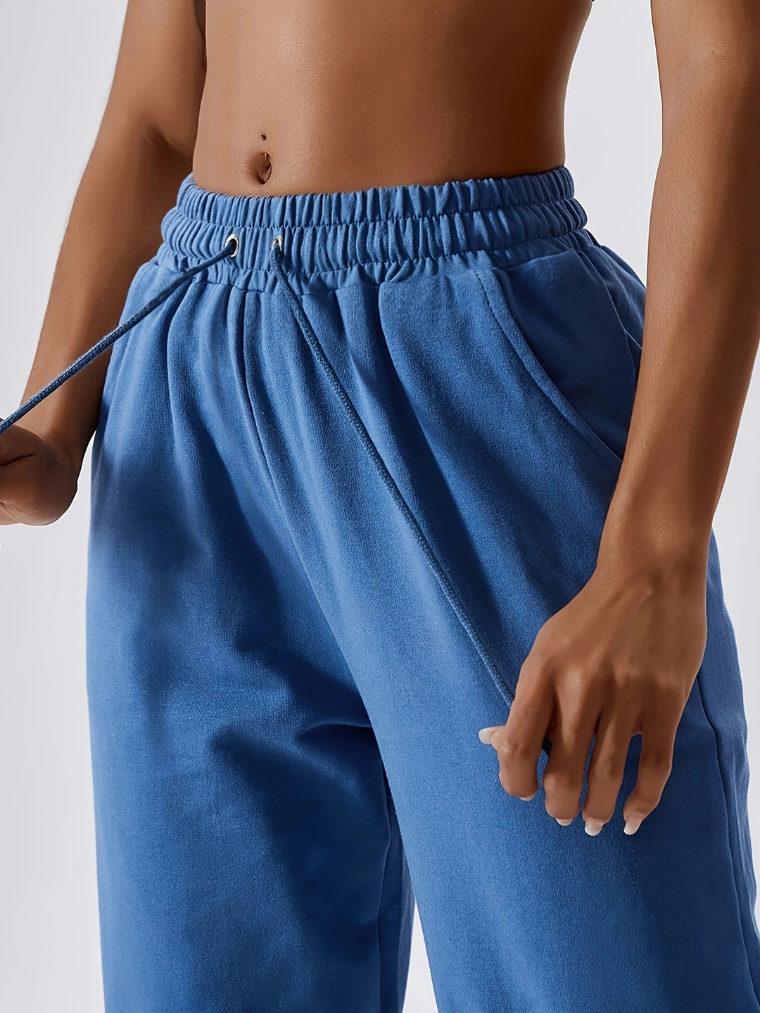 Comfortable fleece jogging pants for ladies with elastic waistband Lune London