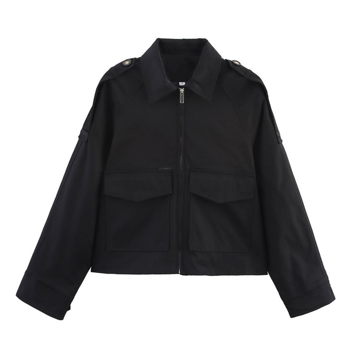 Trendy utility jacket for women with practical pockets Lune London
