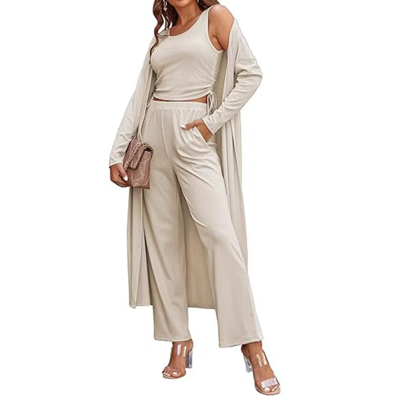 Dames élégant ensemble de salon avec long cardigan Lune London