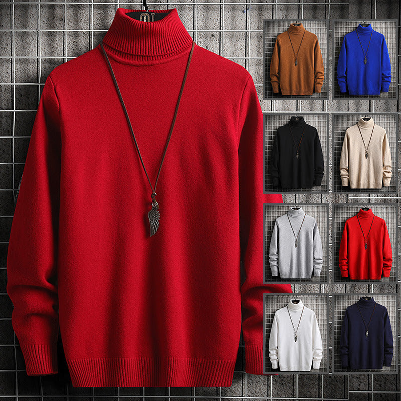 Men's Elegant High-Quality Knit Turtleneck Pullover Lune London