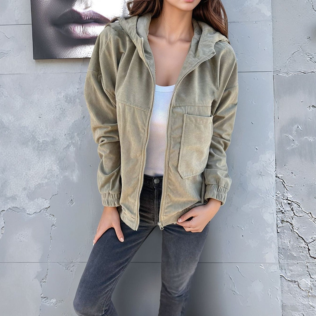 Leisure jacket for women in cord Lune London