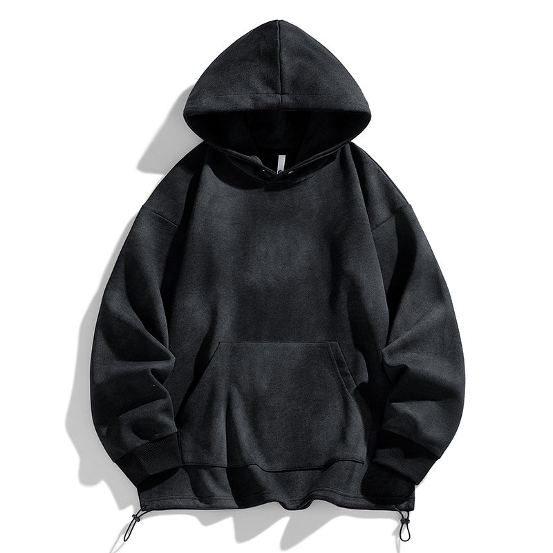 Ladies comfortable oversized hoodie with practical kangaroo pockets Lune London