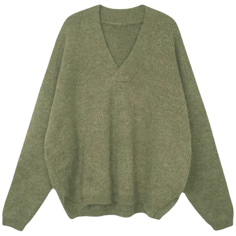 Pull V à col en V pour femme en coupe oversize Chic & Stil