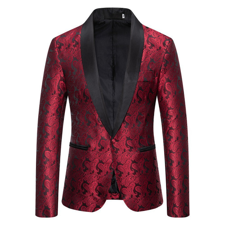 Elegant tuxedo blazer for men with luxurious paisley pattern Lune London