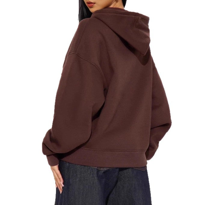 Hooded sweatshirt for women with modern graphic design Lune London
