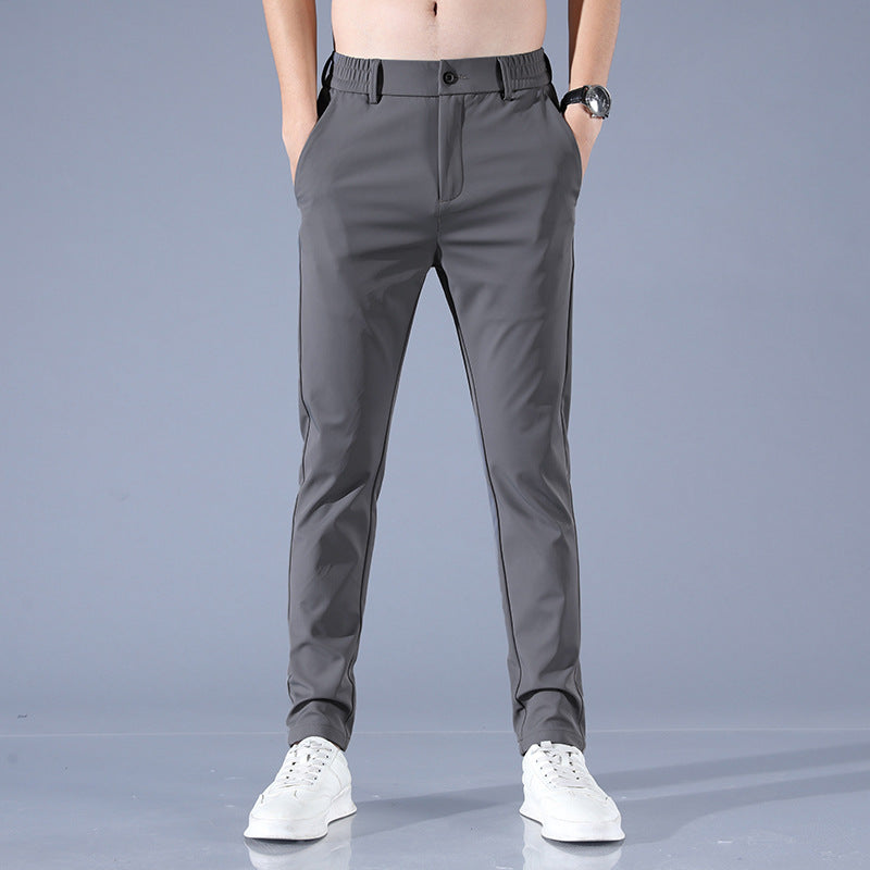 Elegant slim-fit business trousers for men Lune London