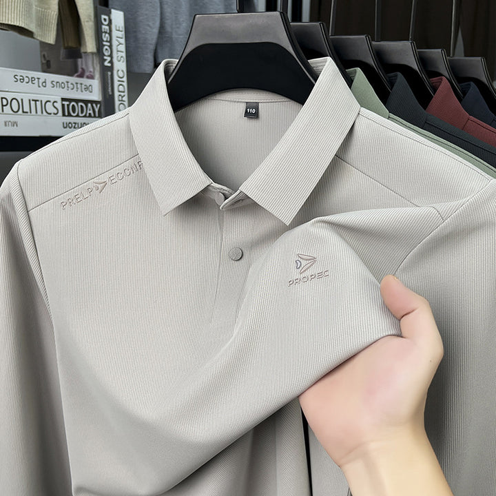 Men's polo with functional design and breathable structure Lune London