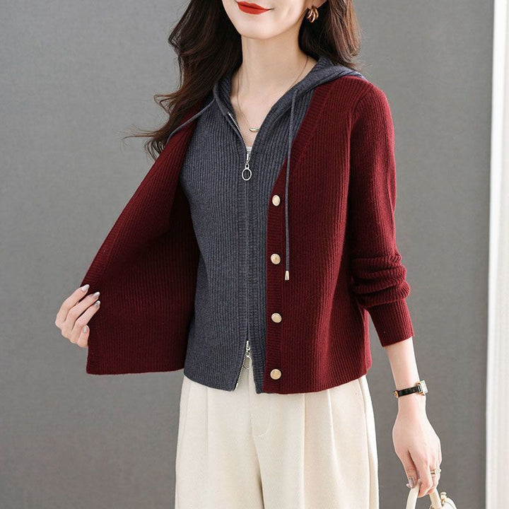 Cardigan pour femmes avec des détails de bouton stylés Chic & Stil
