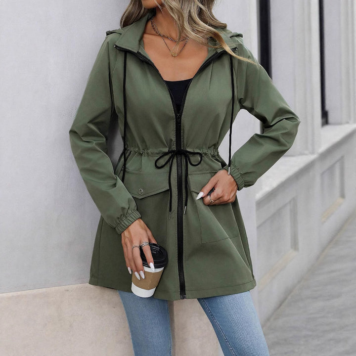Leisure jacket for women with adjustable waist and practical outer pockets Lune London
