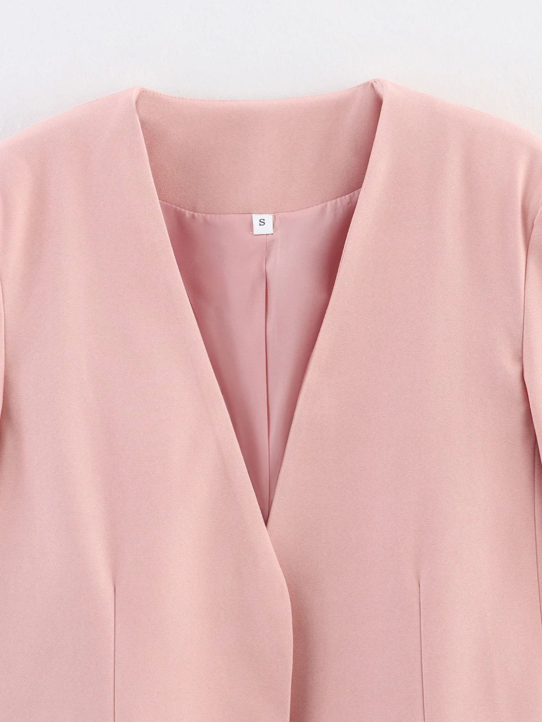 Trendy women's blazer without closure with elegant silhouette Lune London