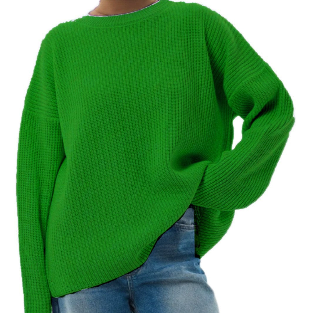 Women’s casual chunky knit sweater with wide sleeves and a modern cut Lune London