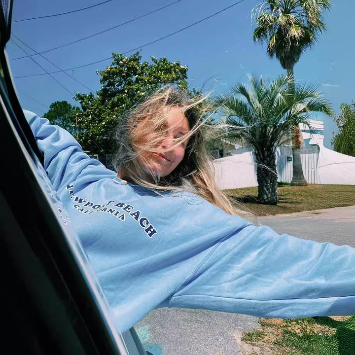 Casual sweatshirt for women with nostalgic inscription Lune London