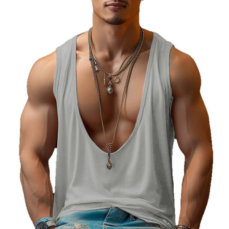 Men's sleeveless t-shirt sporty in breathable material Lune London