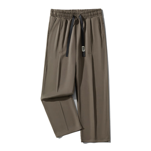 Casual men's pants made of breathable fabric with adjustable waist and side pockets Lune London