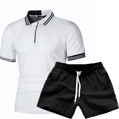 Men's polo set and shorts with trendy design and functional comfort Lune London