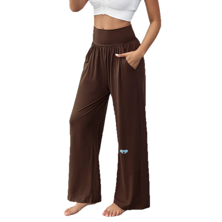 Pantalons de loisirs confortables pour femmes avec taille élastique et poches latérales Chic & Stil