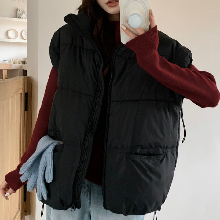 Ladies leisure down jacket with high pockets and full zip Lune London