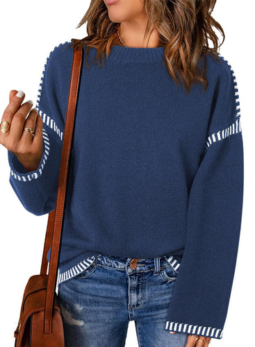 Casual sweater for ladies with striped accents Lune London
