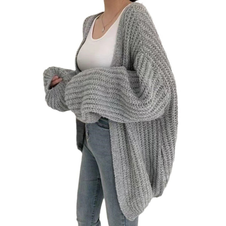 Ladies Oversized Knit Cardigan Lune London