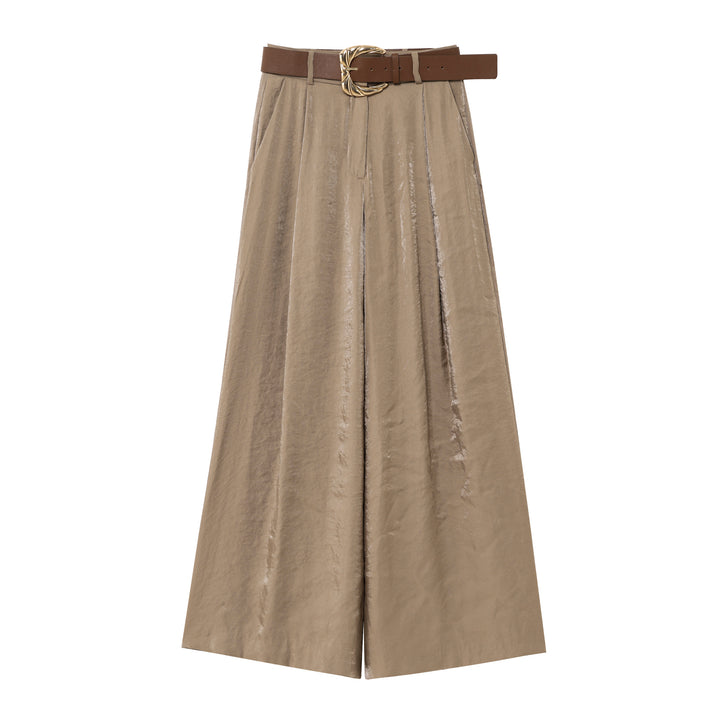 Ladies Elegant High Waist Culotte Pants Lune London