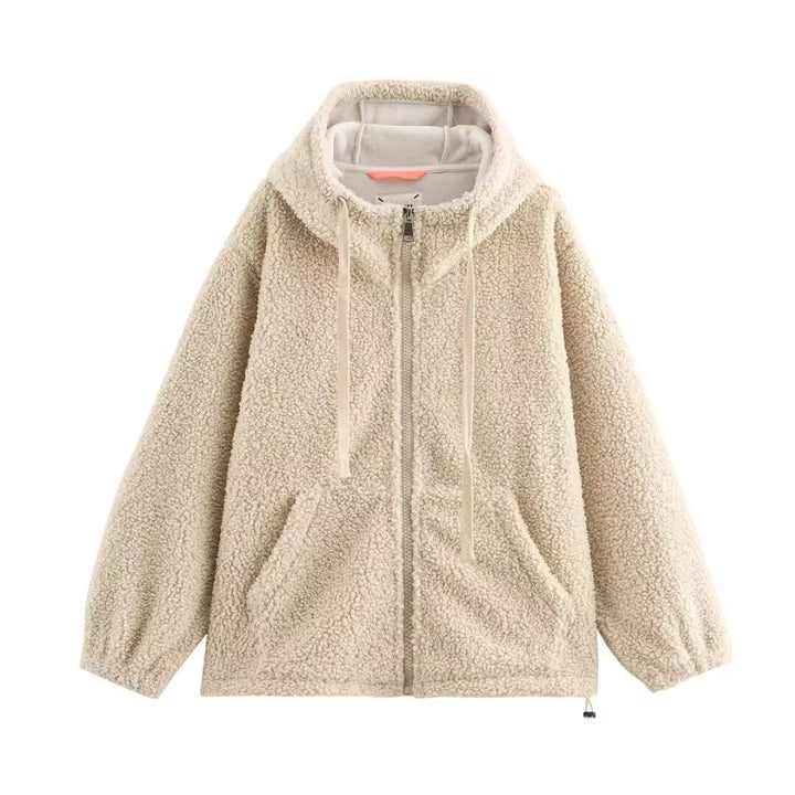 Veste en polaire douillette pour femmes avec col montant Chic & Stil
