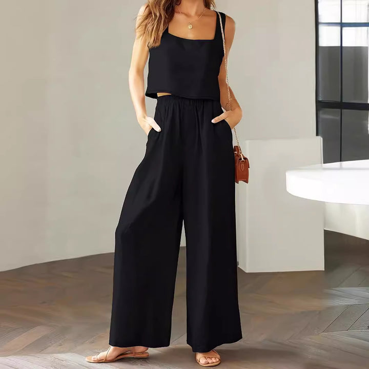 Casual outfit for women with wide legs and practical pockets Lune London
