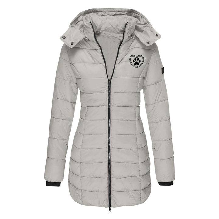 Women's transition jacket lined with removable hood Lune London
