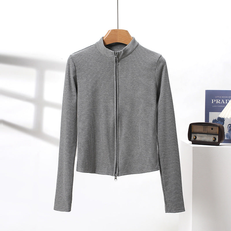 Veste de sport élégante et fonctionnelle pour femmes avec col haut Chic & Stil