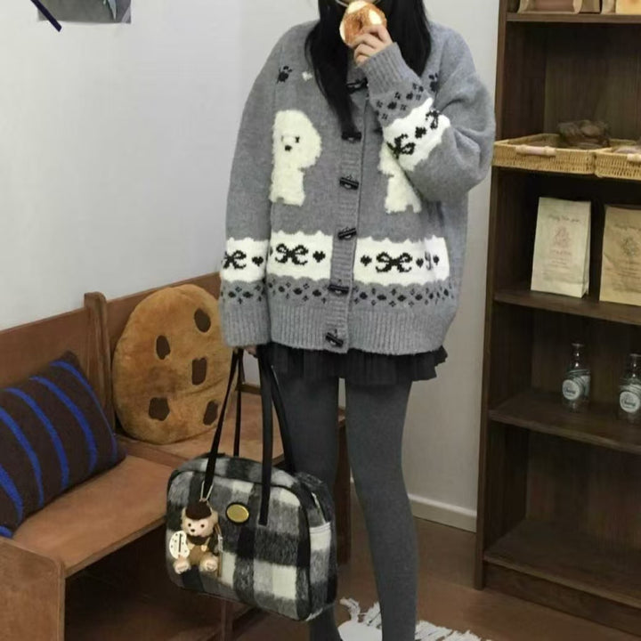 Women Animal Print Vest with Chic and Stylish Button Details