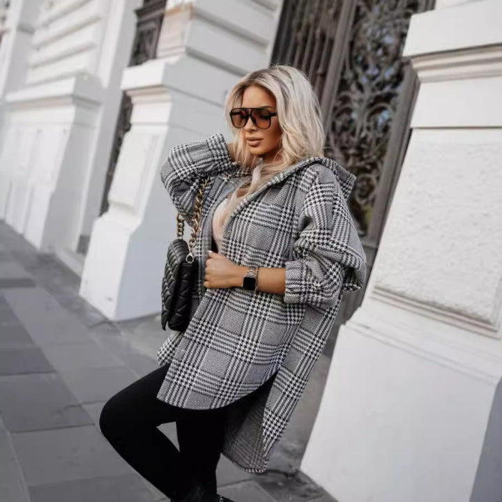 Lune London Women's Oversized Checked Jacket