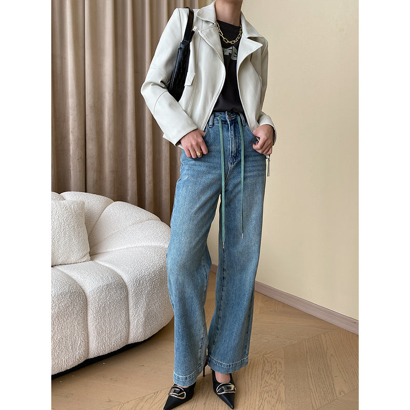 Women's Modern Biker Jacket with Casual Cut Chic & Stil