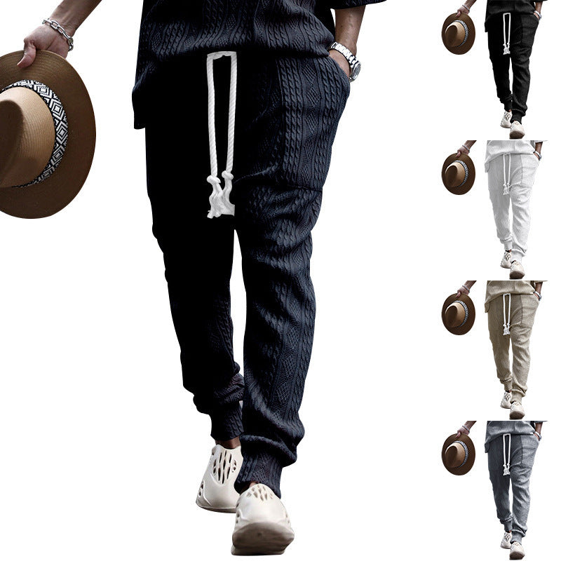 Fashion knit set for men with elastic waistband and durable material Lune London